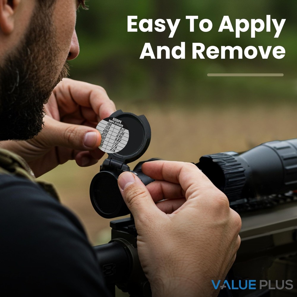12 Pack Writable Scope DOPE Sticker for Long-Range Shooting- Scope Sticker Ca...