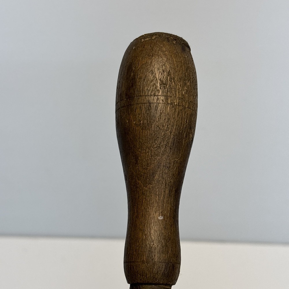 Antique Small Pry Bar Wood Handle 6” Nail Puller Tool
