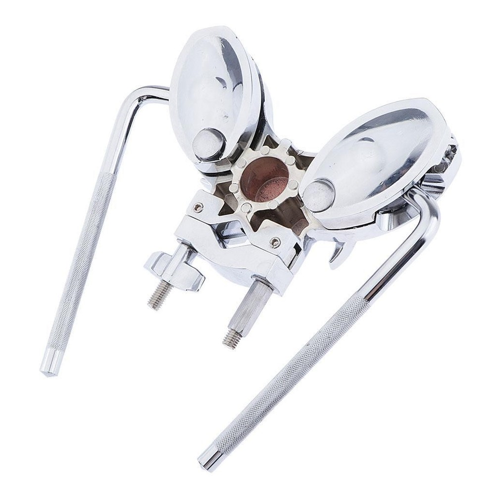 Double Tom Clamp Drum Stand Holder Mounting Hardware (Zinc