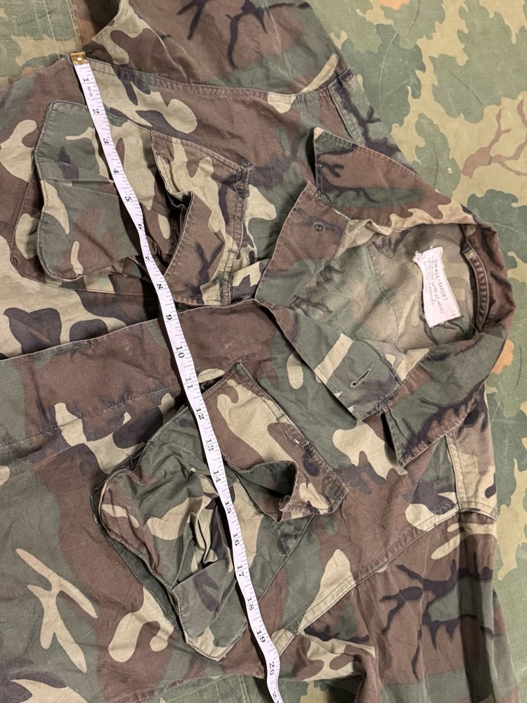 Vietnam War U.S. 1st Pattern Poplin Non Rip Stop ERDL Jacket Small Short