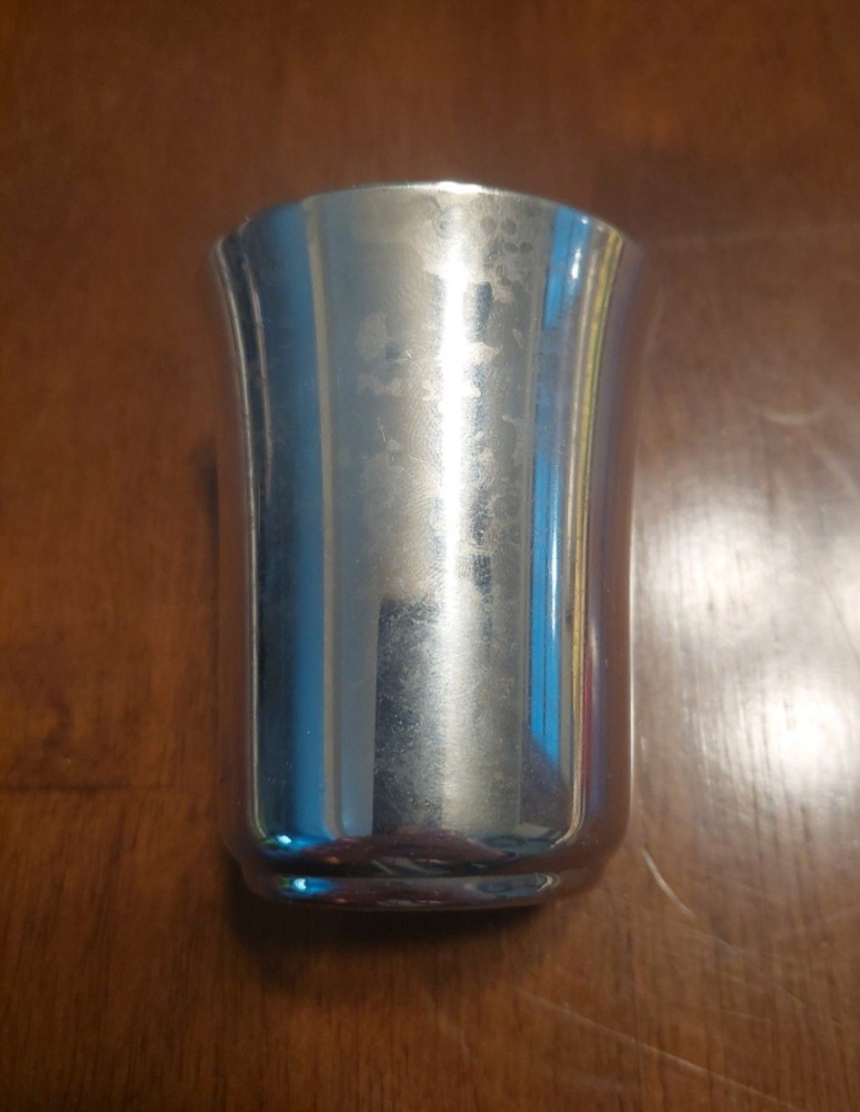 Vintage Napier 6oz Silver Plated Peter Rabbit 3D Cup