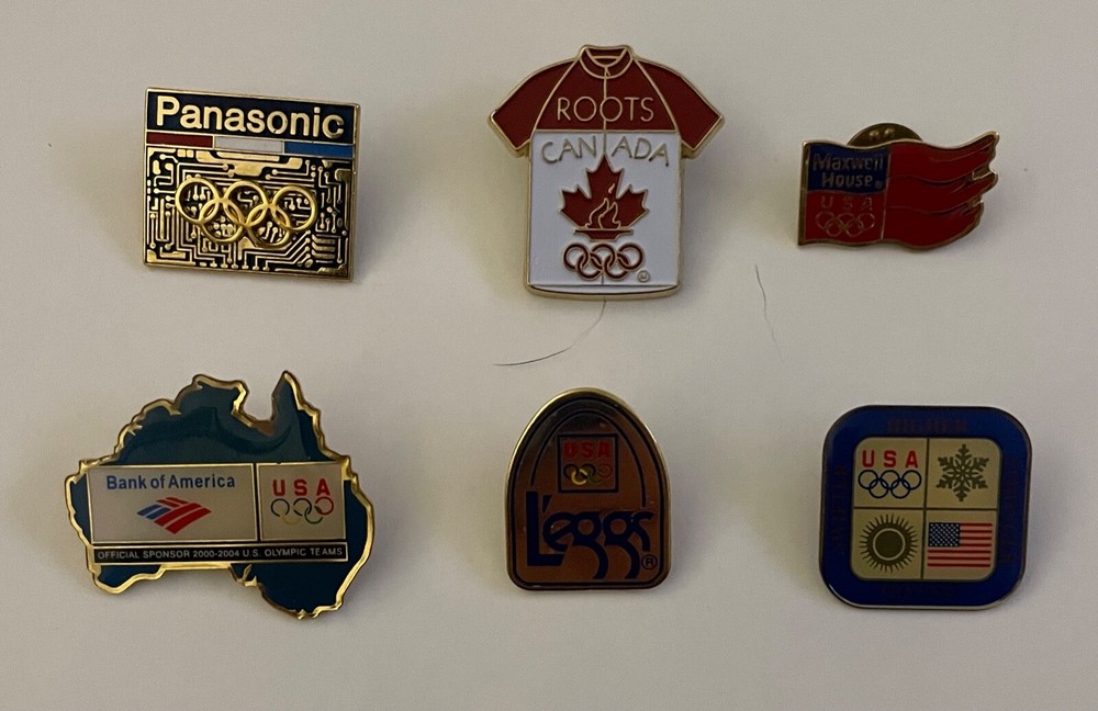 Olympic Pin Lot - Various Sponsors & Styles