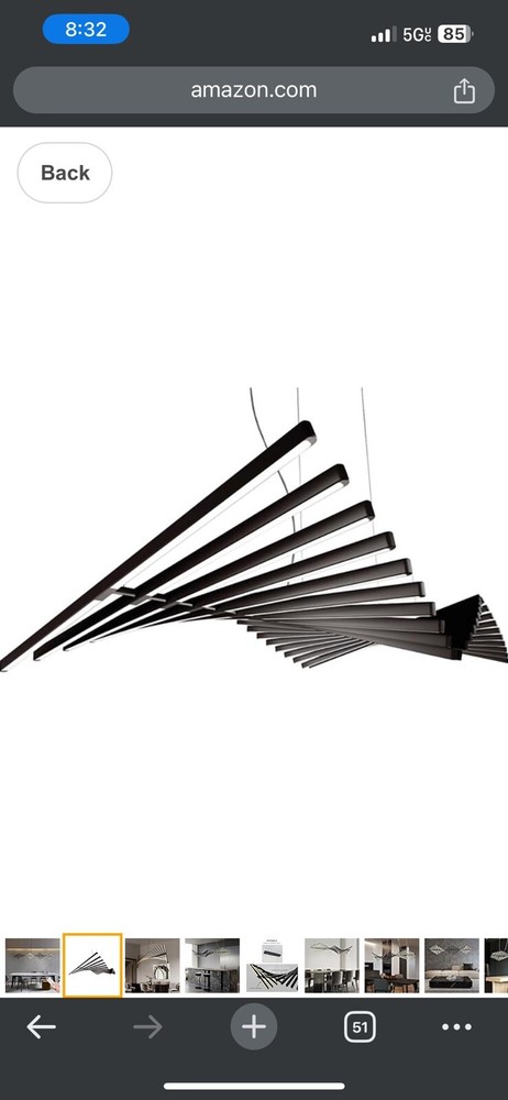 JAYMP designer chandelier