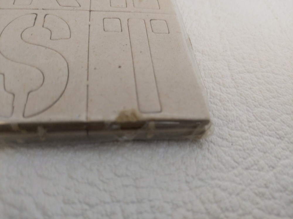 Rusty Pickle Chipboard Scrapbooking Letter Number Stencils