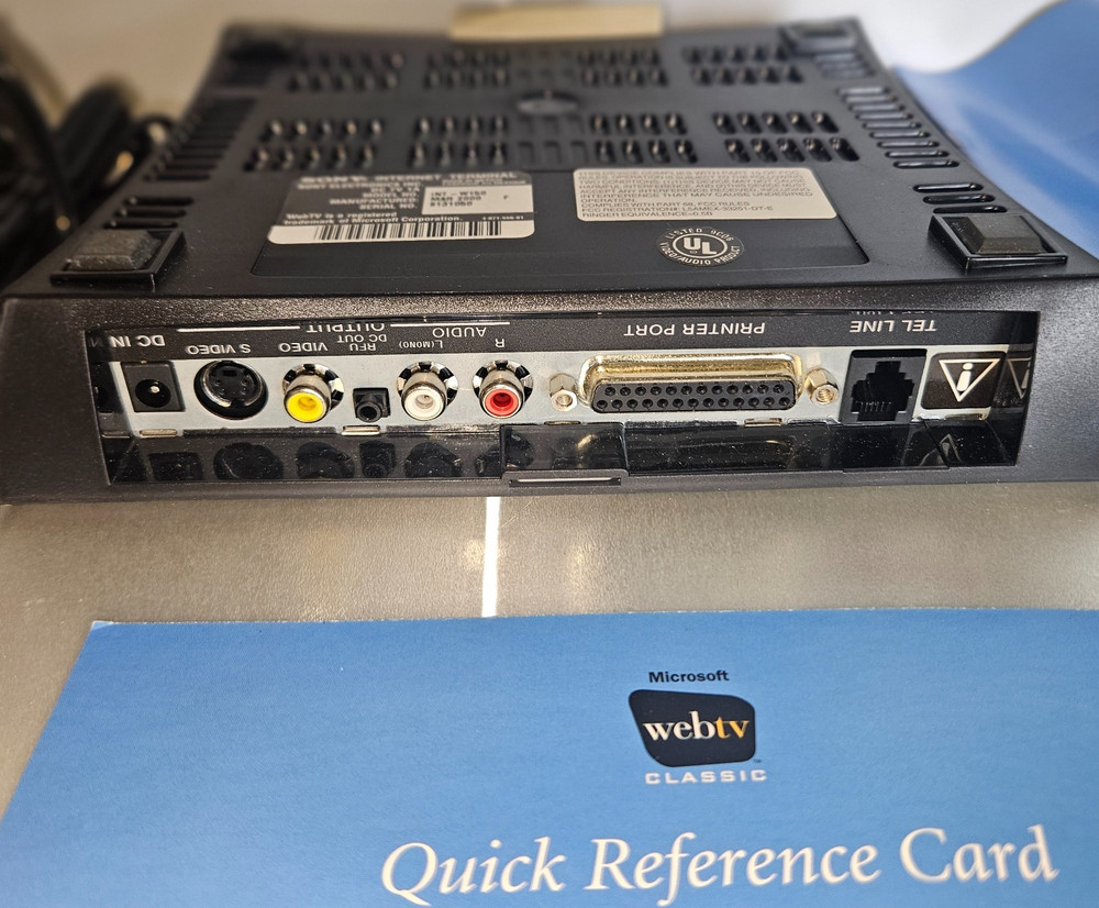 Sony Webtv Internet Terminal Int-W150 Open Box. Powers On. Otherwise Untested.