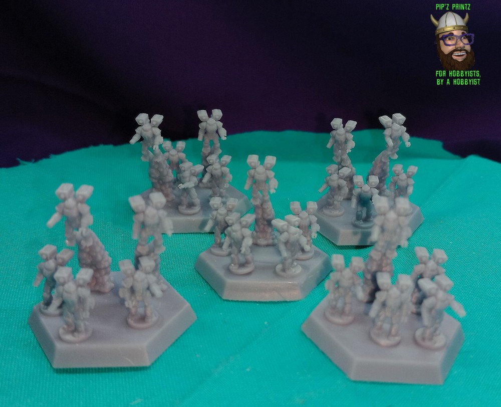 Elemental Point or Star For Battletech 6mm CGL Scale 10mm 1/160 Scale