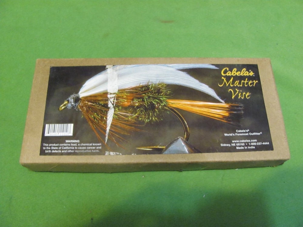 Cabela's Fly-Tying Master Vice. MADE IN INDIA.