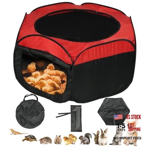 Chick Brooder Box for Baby Chicks,Brooder Box for Chick Starter Kit Pop-Up