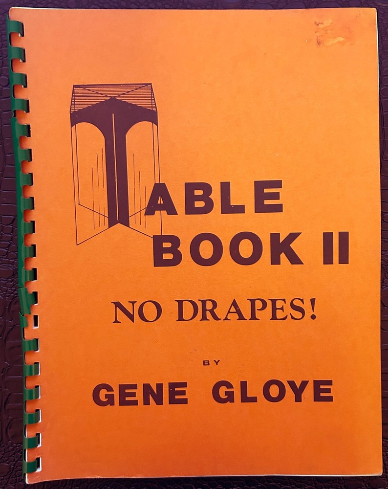 Gene Gloye Table Book II