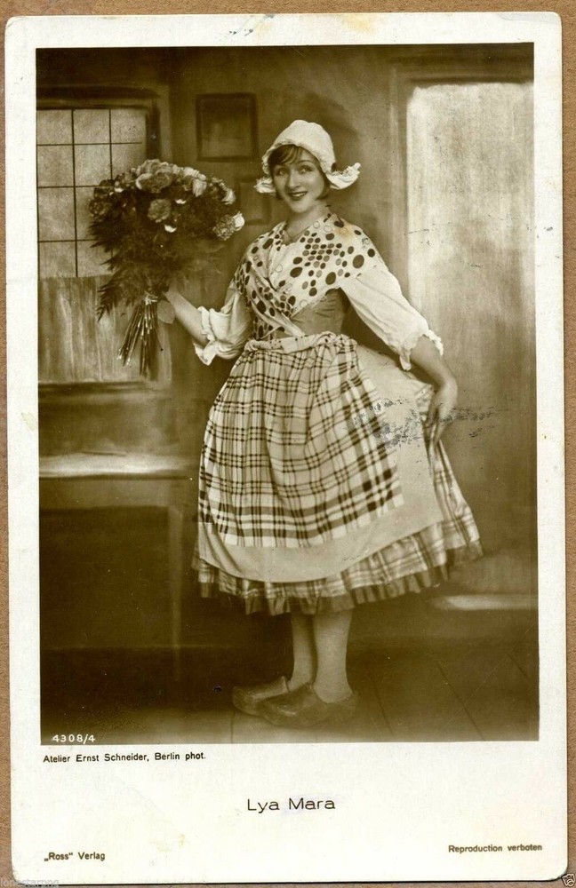 Latvia 1929 Lya Mara Postcard w/Saldus Cancel