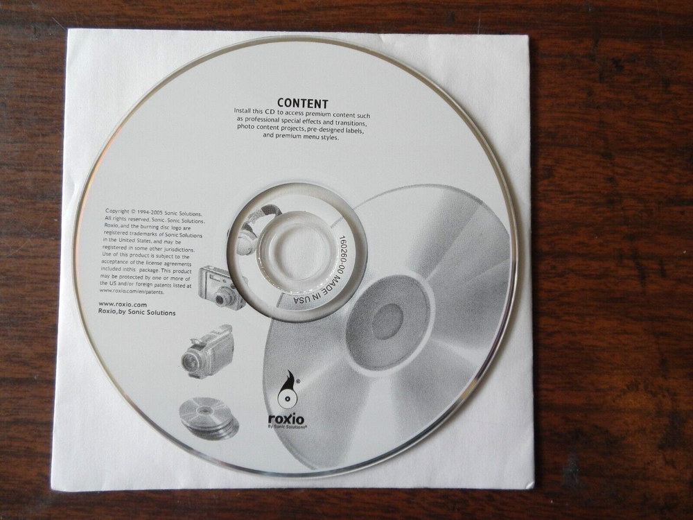 2005 ROXIO CONTENT LIBRARY - EXCELLENT