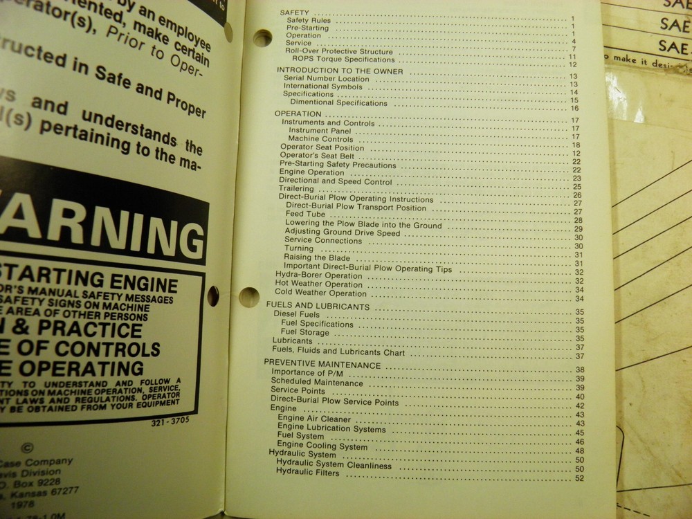 DAVIS CASE MAXI SNEAKER OPERATORS MANUAL
