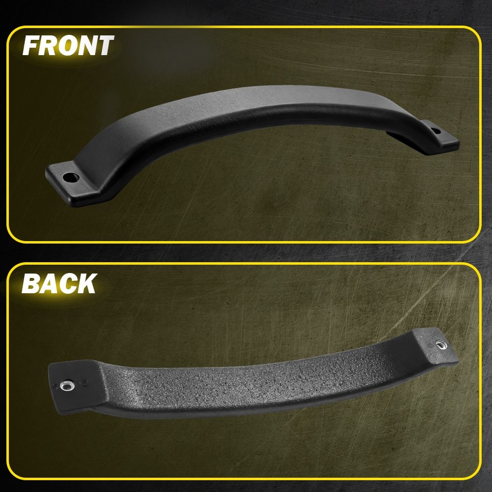 Black Interior Door Pull Strap Inside Handle For 1997-06 Jeep Wrangler 5ES43DX9