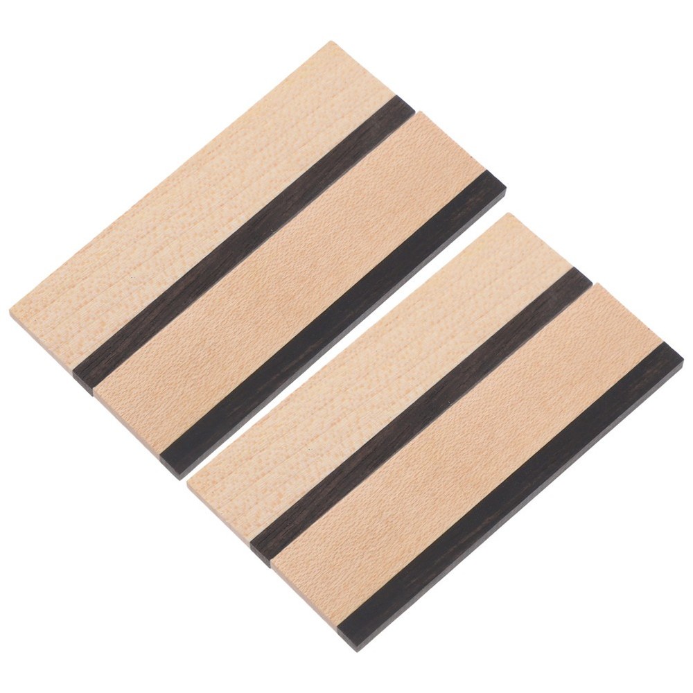 4pcs Guitar Saddle Bridge: Wood Bridge Saddle Replacement For Dobro Folk