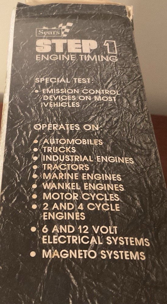 SEARS STEP 1 DC POWER ENGINE TIMING LIGHT 2117 - PREOWNED