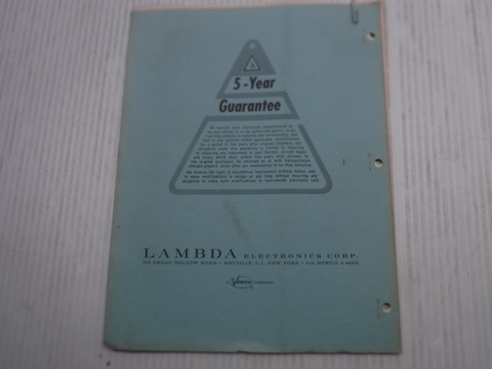 Lambda LM CC Package Manual IM-LMCC