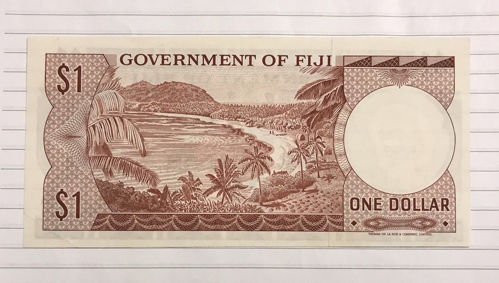 Fiji 1 Dollar 1971 P-65a XF
