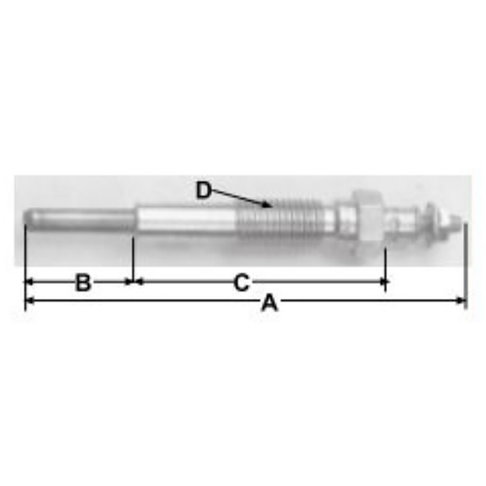 GLOW PLUG FOR HINOMOTO E16 E18 E23 E25