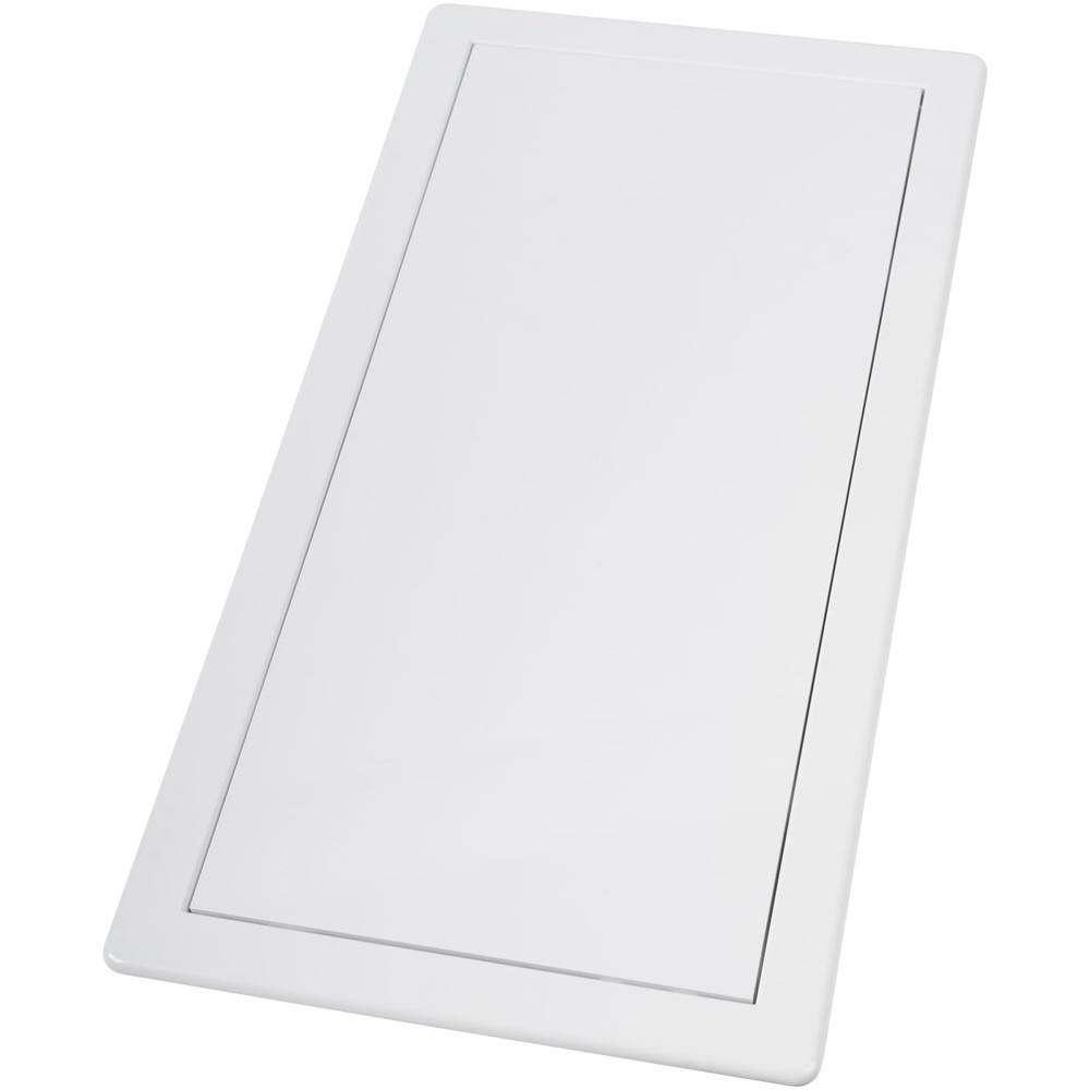 White ABS Plastic Access Panel 8 x 16 Inch (Cut-Out) - Access Panel with Door...