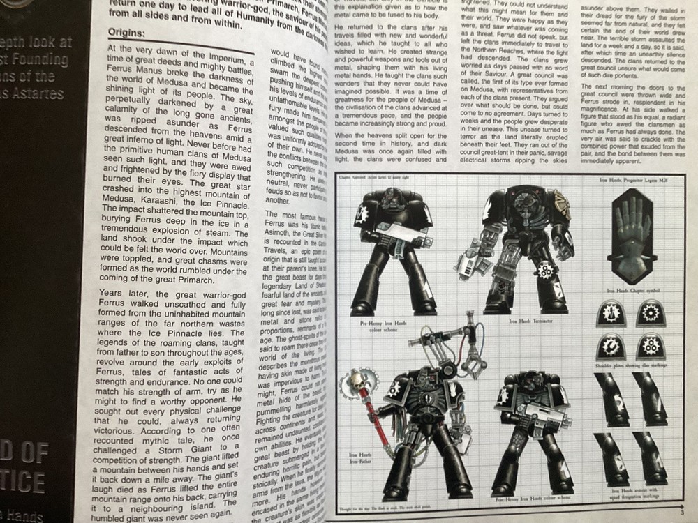 Games Workshop Warhammer 40k Lore Codex INDEX ASTARTES 1st Ed Volume III 2003