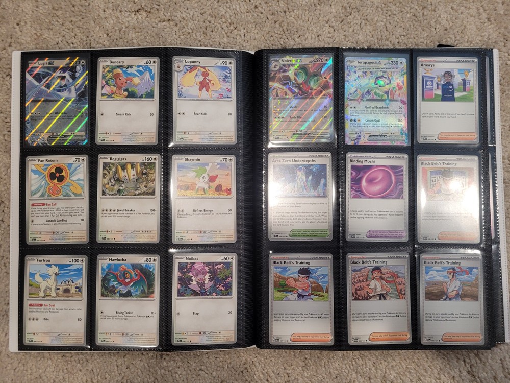 Prismatic Evolutions Complete Base Set (1-131) In Binder
