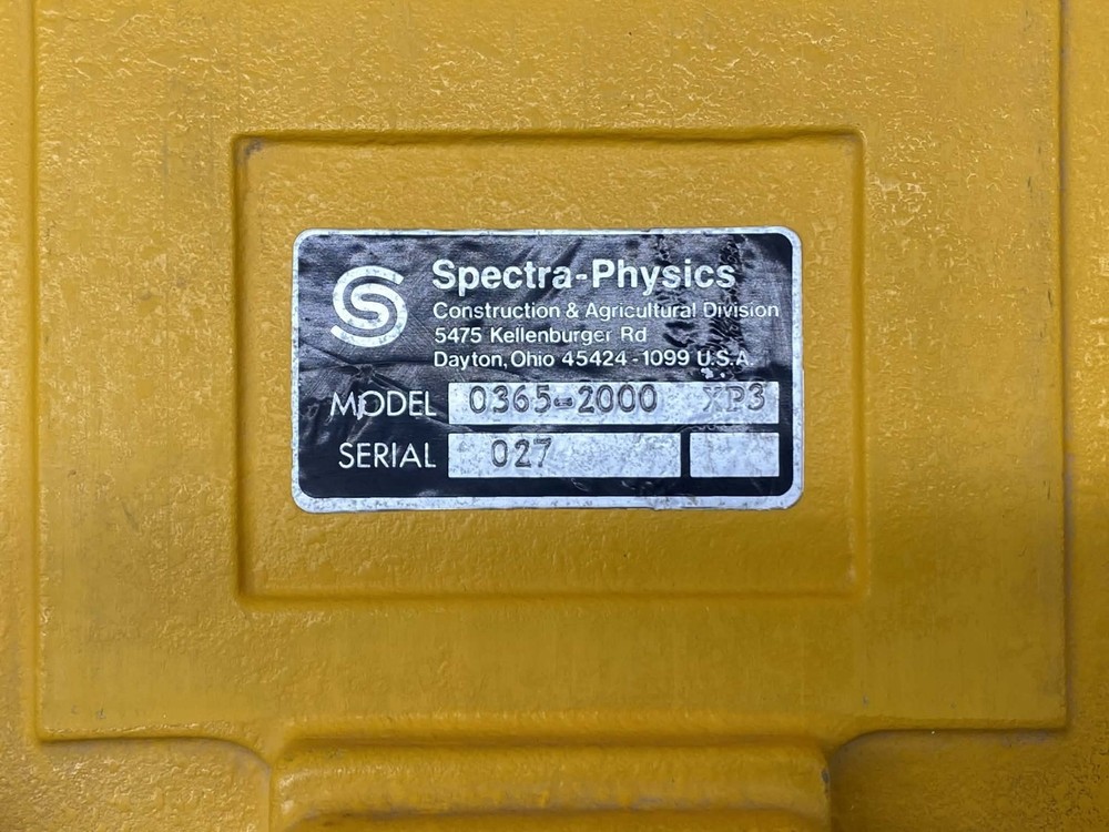 Spectra Physics LaserPlane Blade-Pro 0365-2000 Control Panel & Tracers•