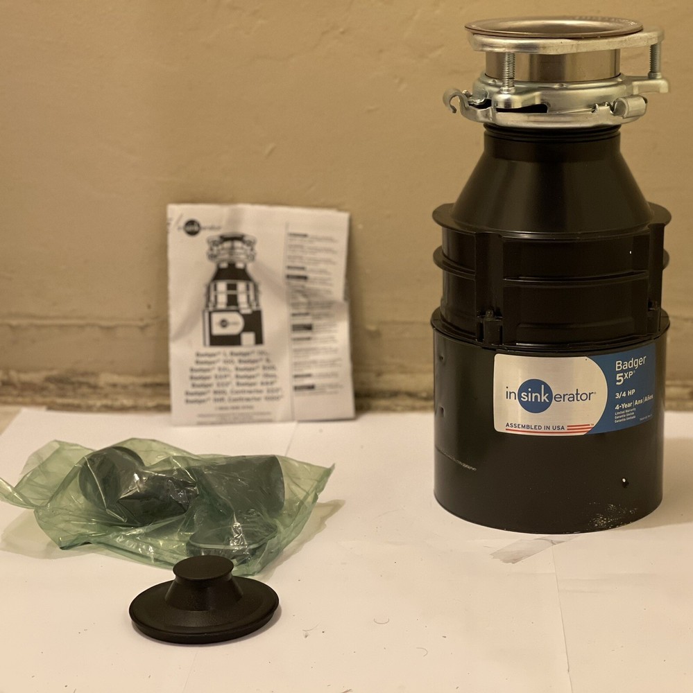 InSinkErator Badger 5XP 3/4 HP Food Waste Disposer