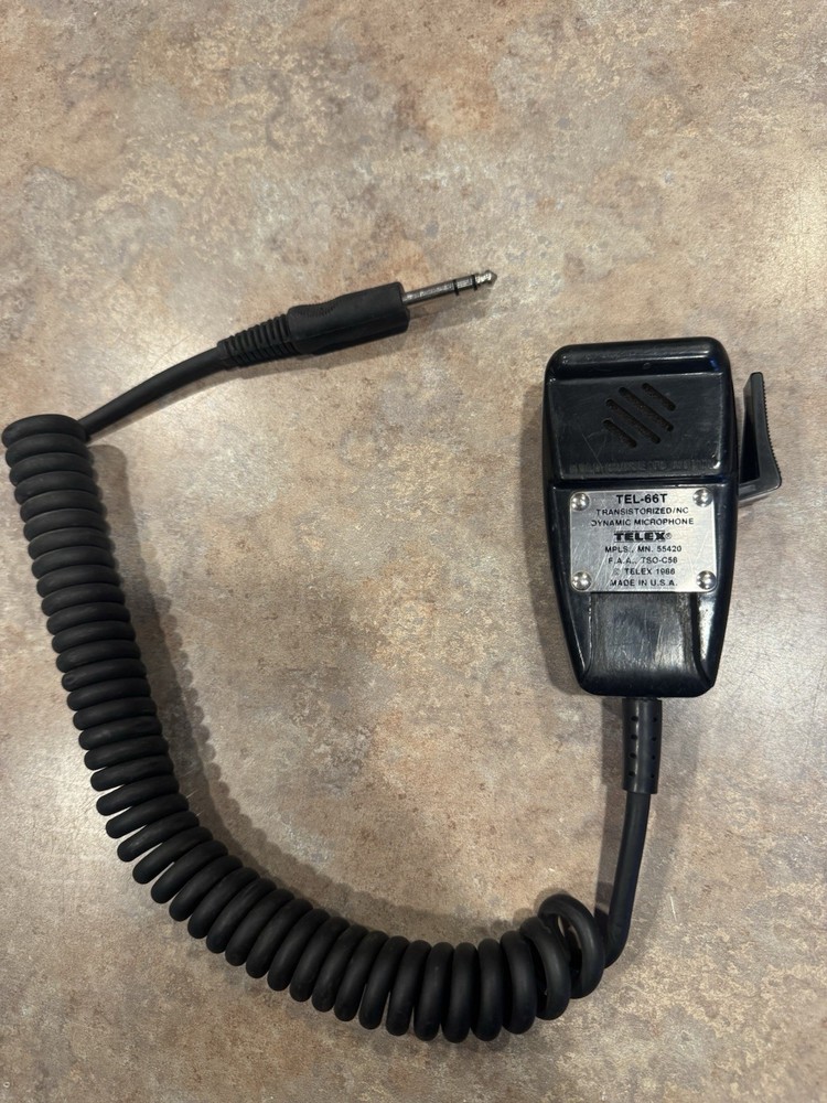 Telex TEL-66T Aircraft Microphone