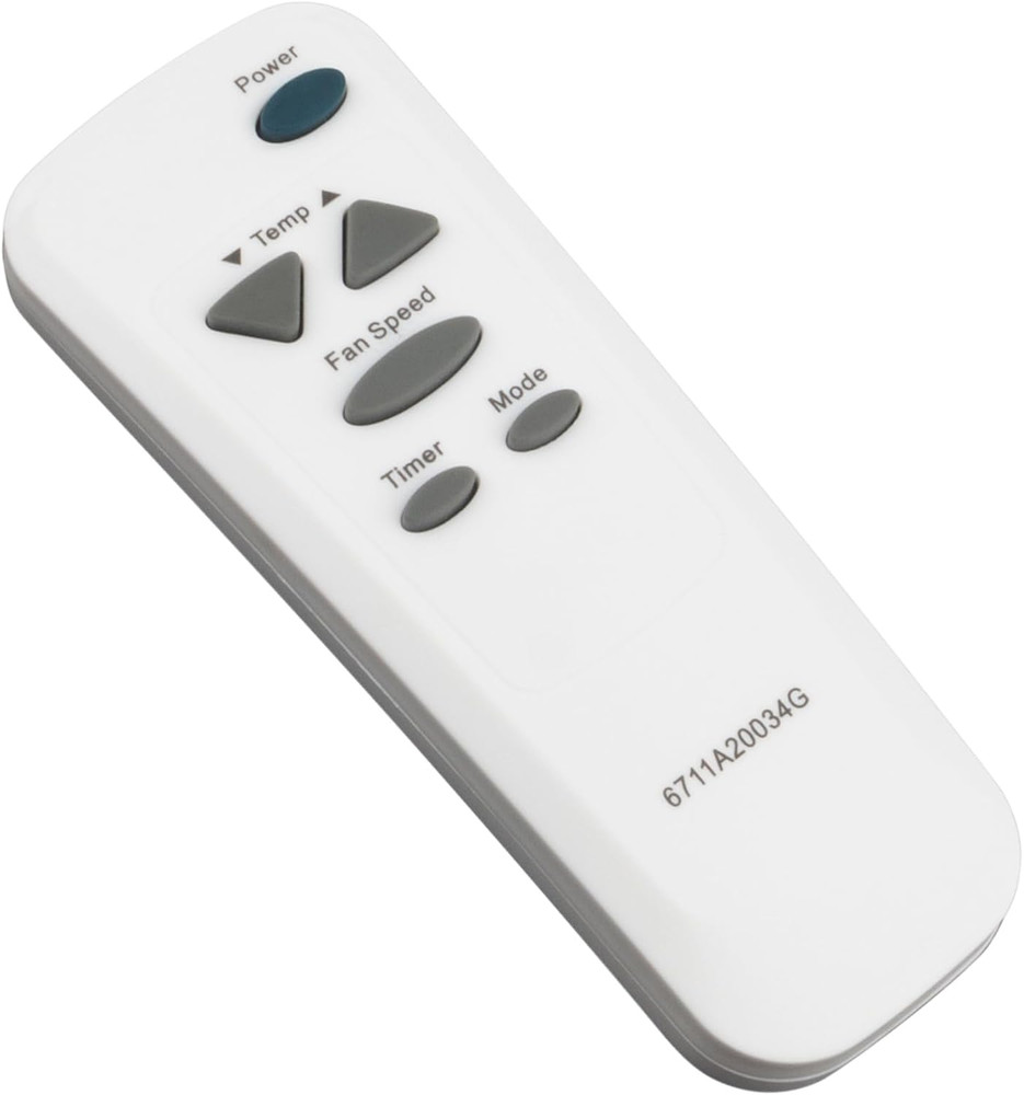 6711A20034G Replace Remote Control Fit for LG Window-Type AC Air Conditioner