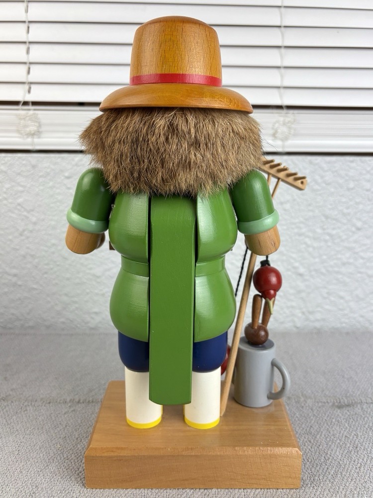 KWO Nutcracker Vegetable Farmer E.M. Merck Old World Christmas 11.25” Signed