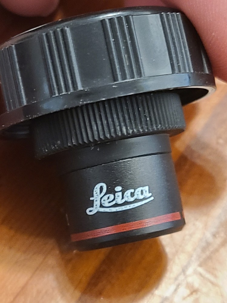 2 differ Leica Objective Microscope Lens Achro 4/.10 160/.17 and generic Plan 4x