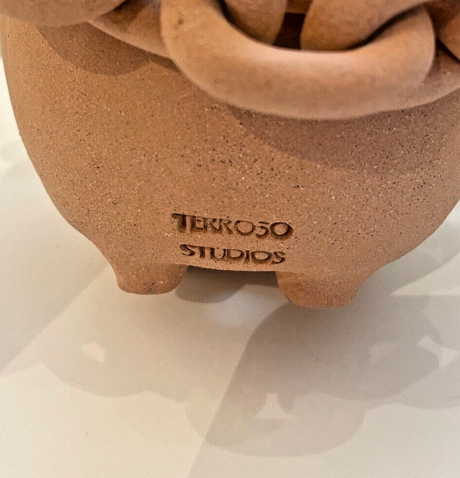 Terroso Studios Design Planter Hanging Ceramic Chain