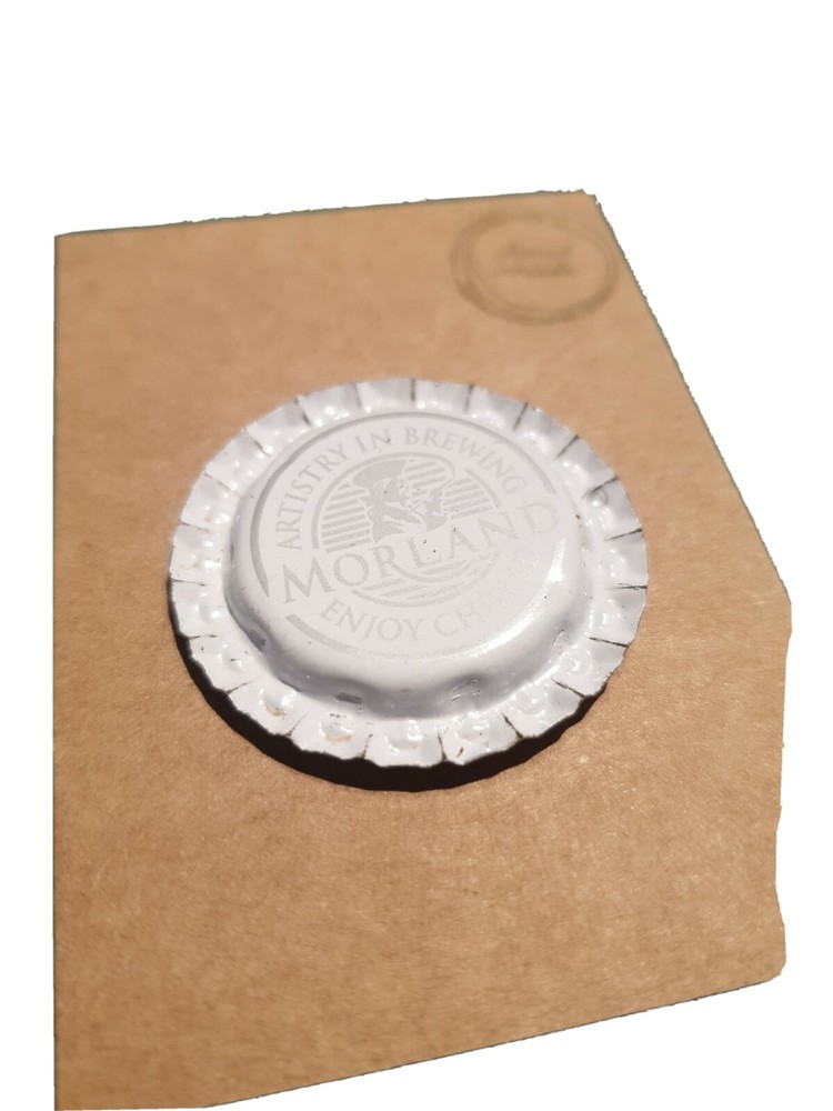 BOTTLE CAP FRIDGE MAGNET MORLAND WHITE