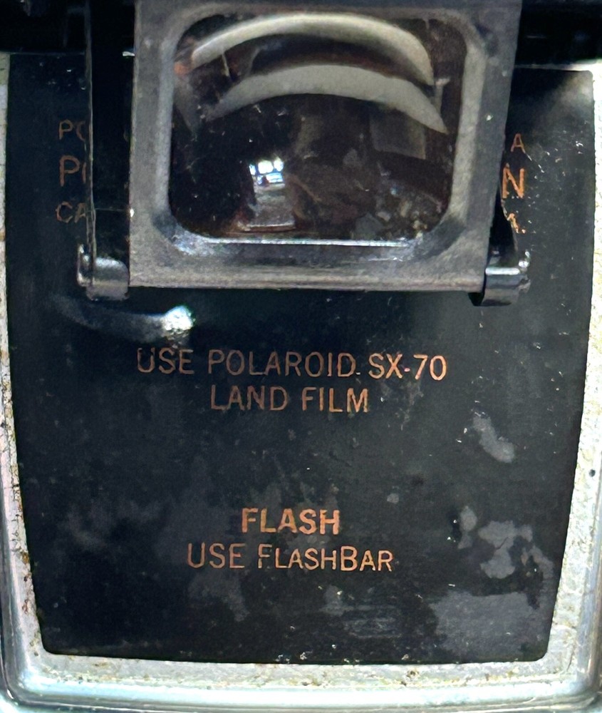 Vintage Polaroid SX-70 Land Camera With Matching Leather Camera Case