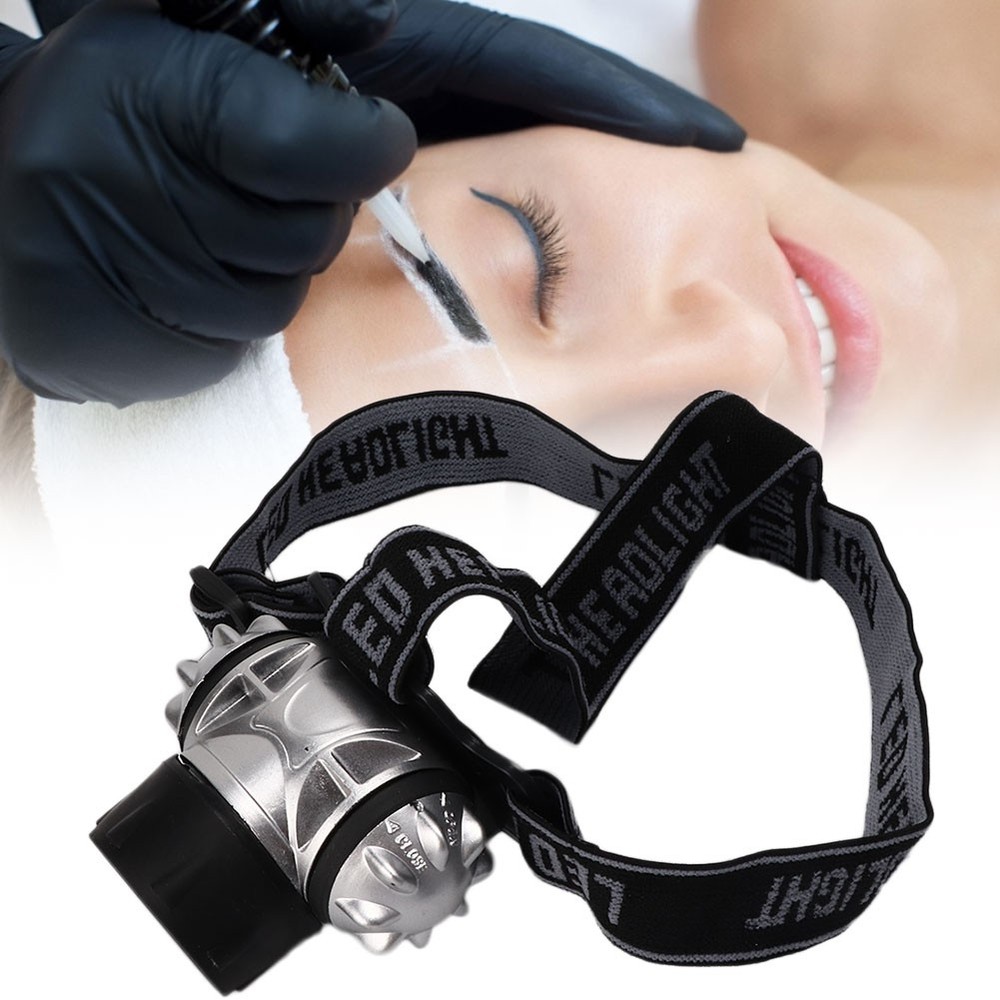 Adjustable LED Tattoo Light Head Wearing Makeup Working Lamp Beauty Accessory