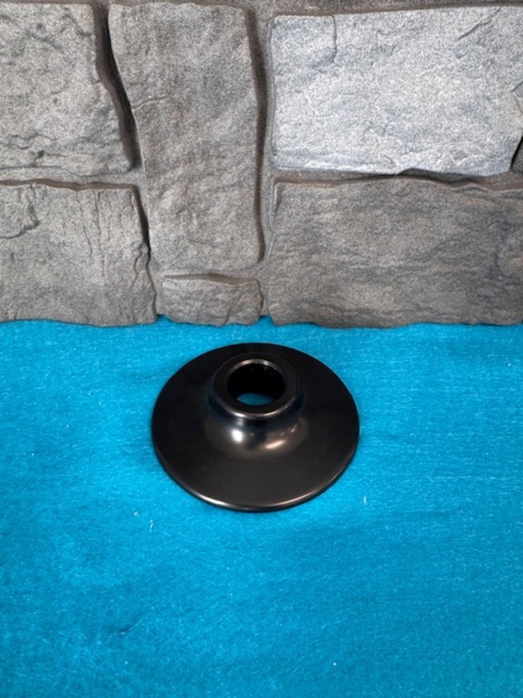 Front Hub Cover for Single Disc Conversion Black For Harley 2000-UP 25mm or 1"