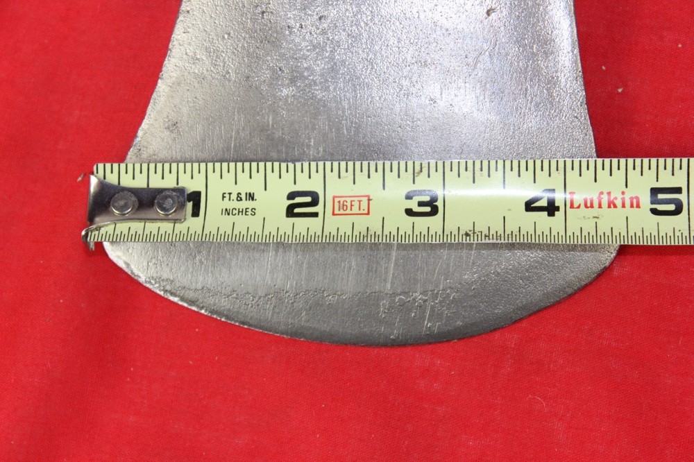 Vintage Unbranded Single Bit Axe Head, 3 lb. 4.5 oz