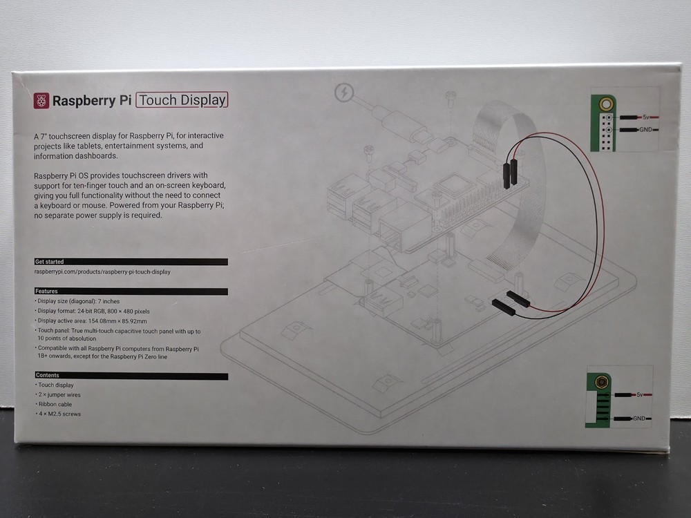 Raspberry Pi Touch Display 7" 800X480p NEW/OPEN BOX
