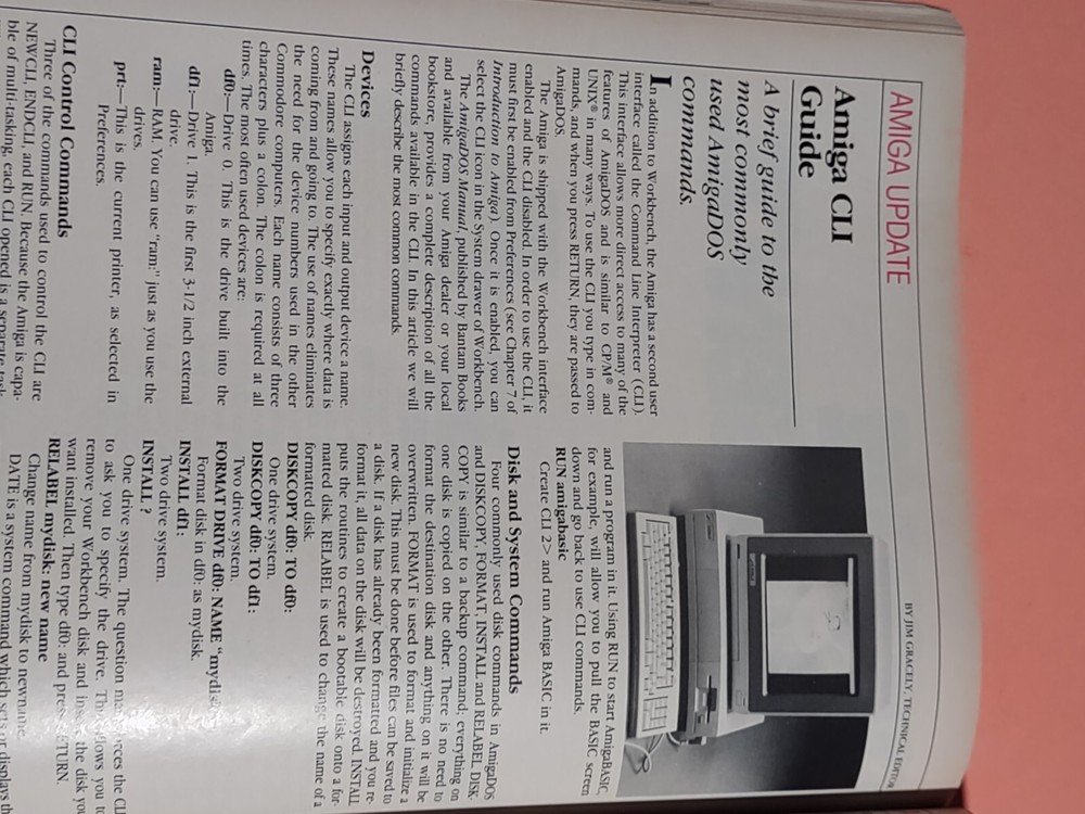 Commodore Magazine Amiga C64 128 Articles Programs Ads Etc. Vtg Retro Computing