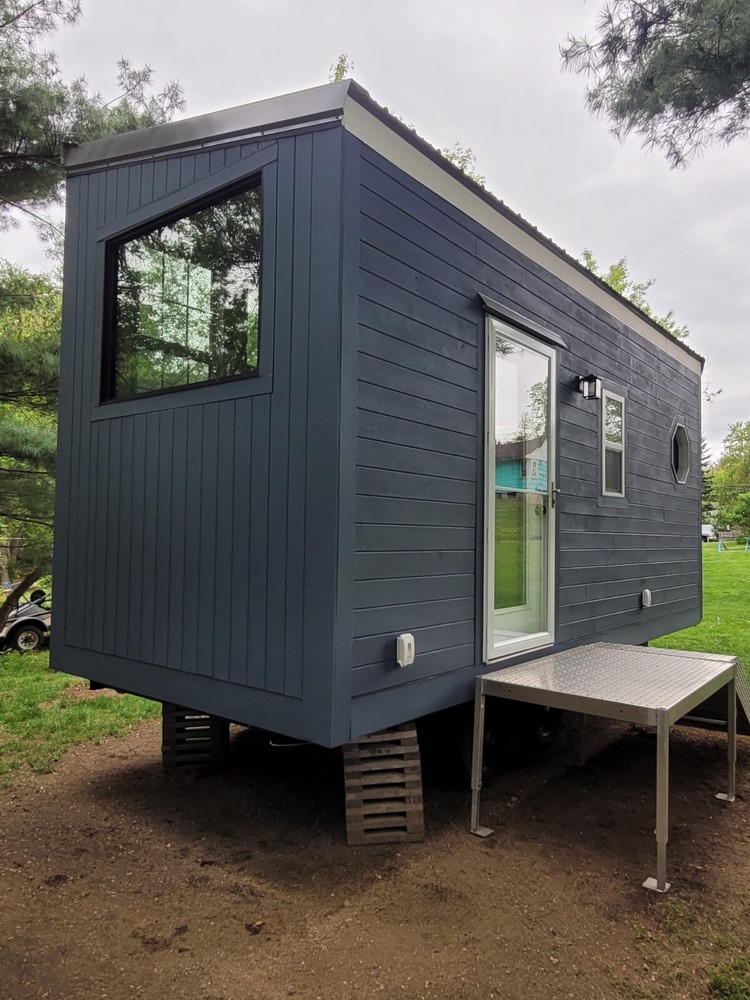 Tiny Home on Wheels, 8x24 Trailer with Hookups, Sleeping Loft