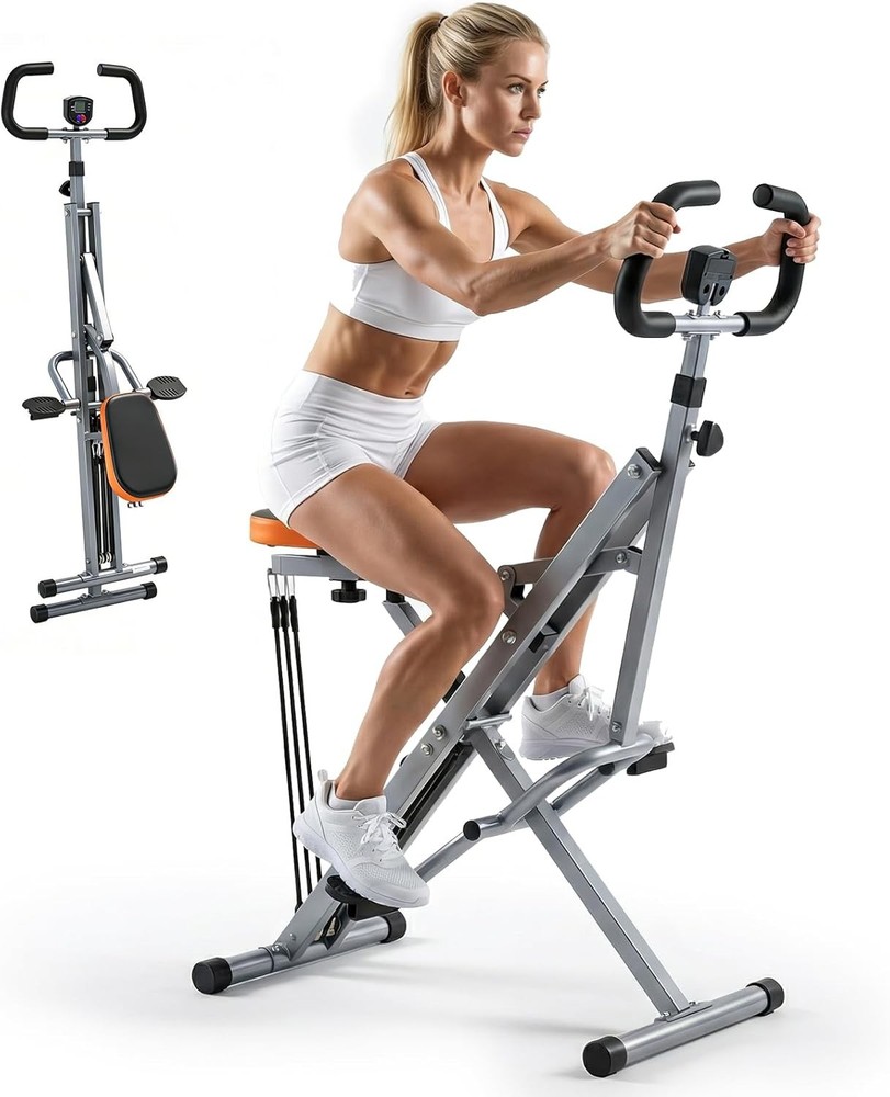 Home Deep Squat Machine,Foldable,Adjustable Resistance Glutes Trainer Exercise