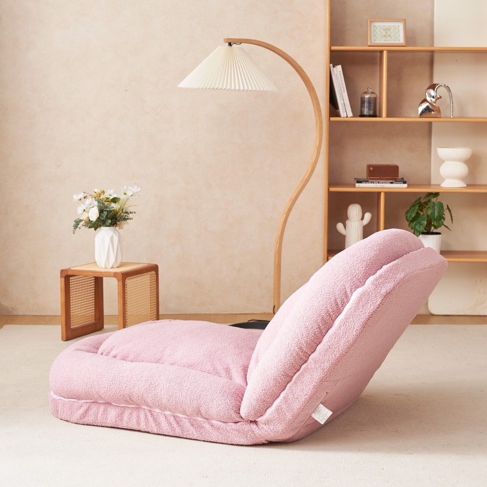 Triple Fold Down Sofa Bed,PINK