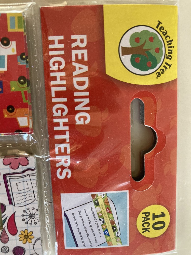 Reading Highlighters 7" - 10 Pack - Teaching Tree