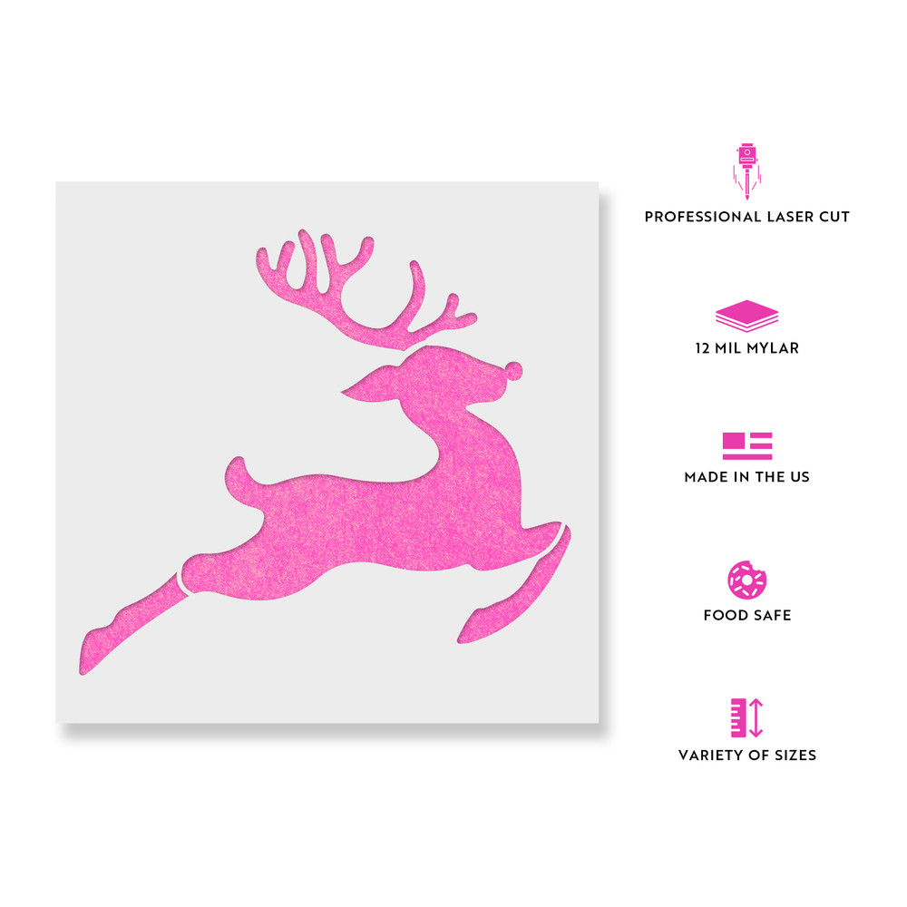 Rudolph Stencil - Durable & Reusable Mylar Stencils