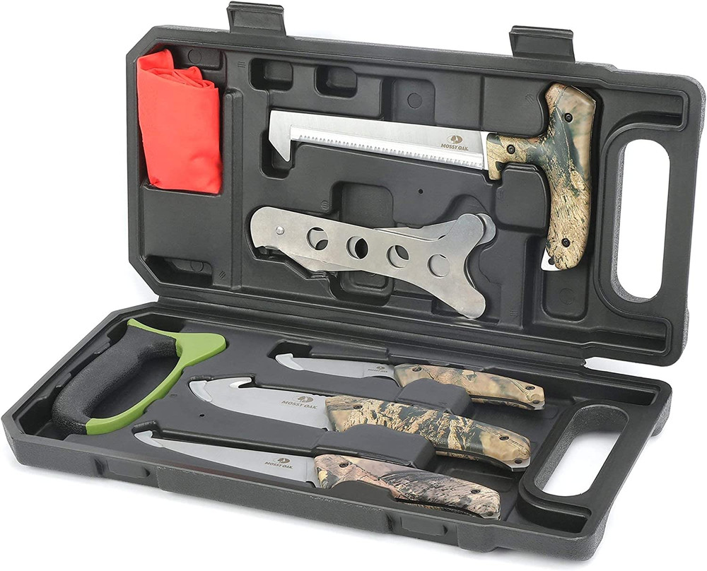 Hunting Field Dressing Kit - Portable Butcher Game Processor Set (8-Piece)