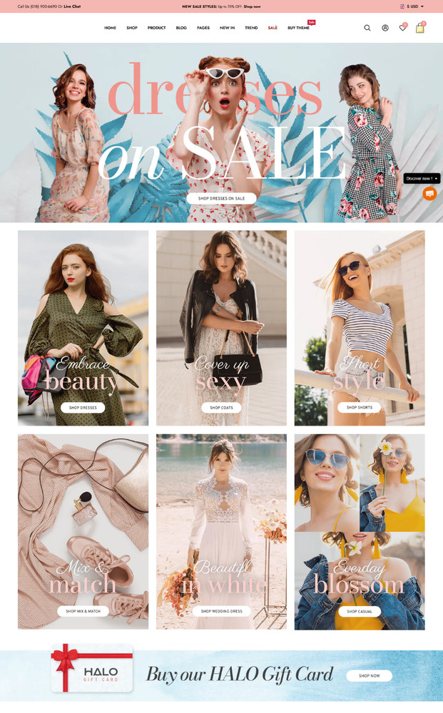 Hola - Multipurpose Shopify Theme | Responsive eCommerce Template | Optimized