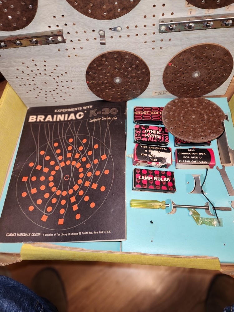 Brainiac K-30 Computer Circuits Lab Game - 1959 Science Materials Center