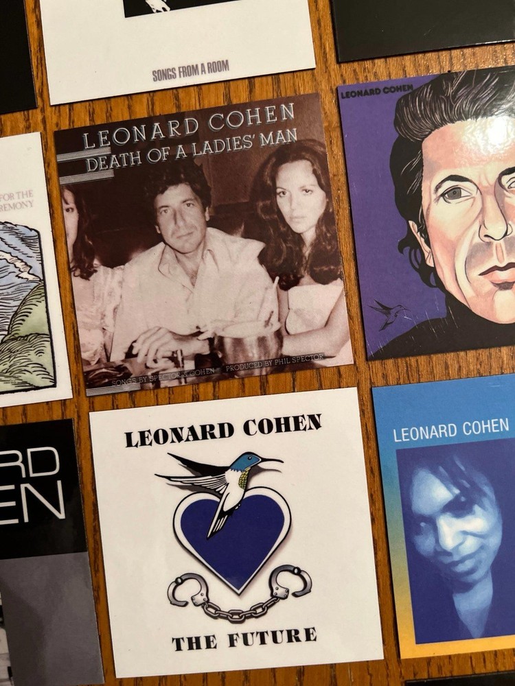 Leonard Cohen fridge magnets