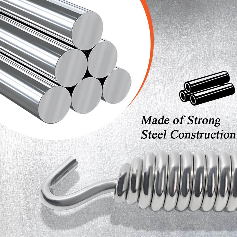 2-pack Chrome Kickstand Spring Jiffy Stand Spring Fits For Harley 2 Pack