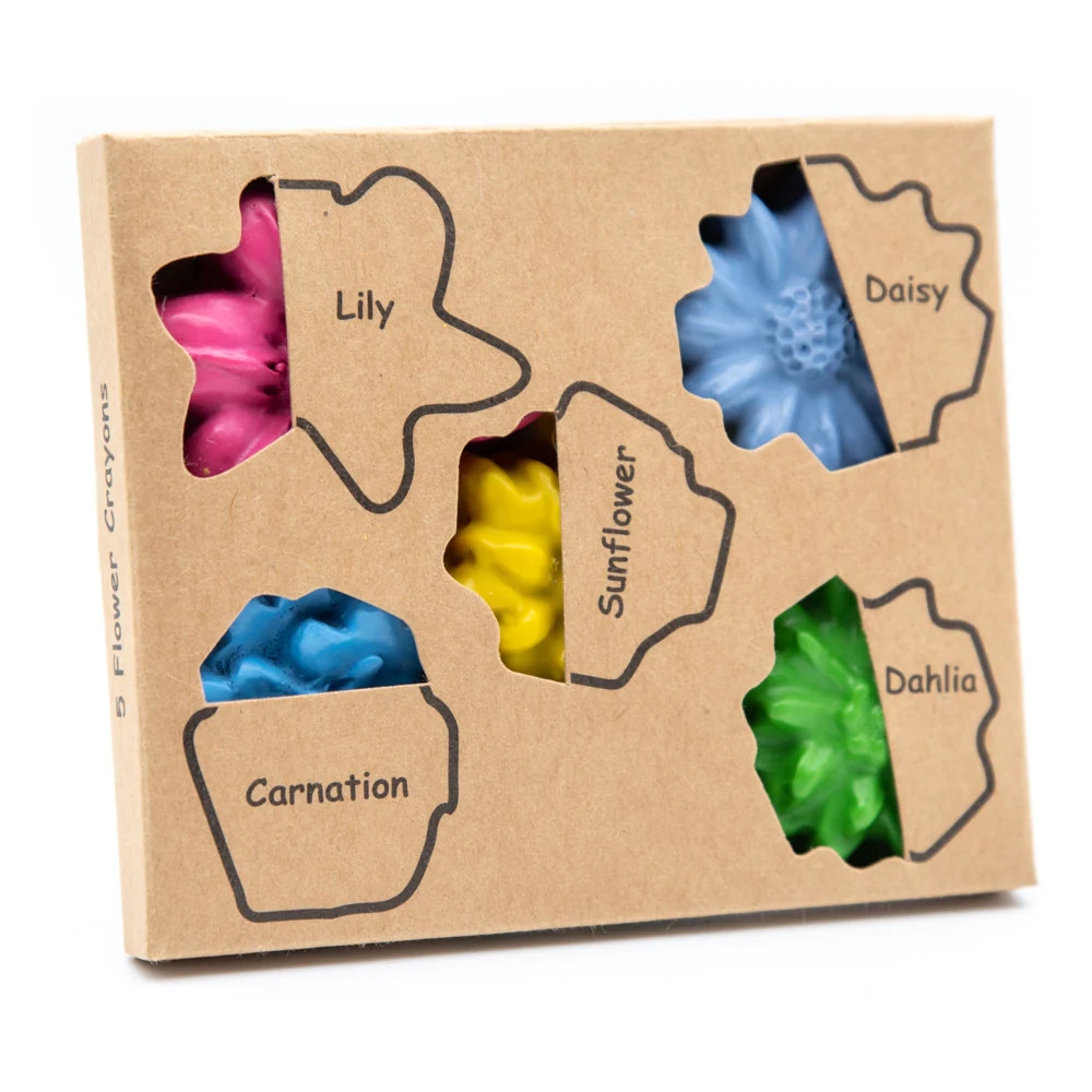 Flower Recycled Crayon Set